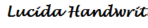Lucida Handwriting